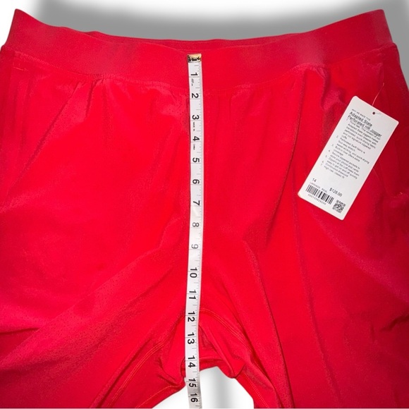 NWT LULULEMON Adapted State Perforated HR Jogger - Red Glow Size 14 - Picture 7 of 15